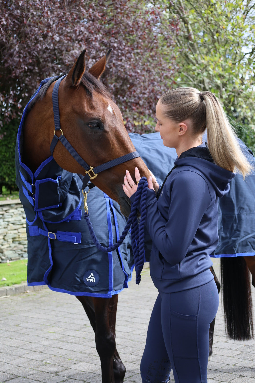 TRI Equestrian Child's Hoody Navy