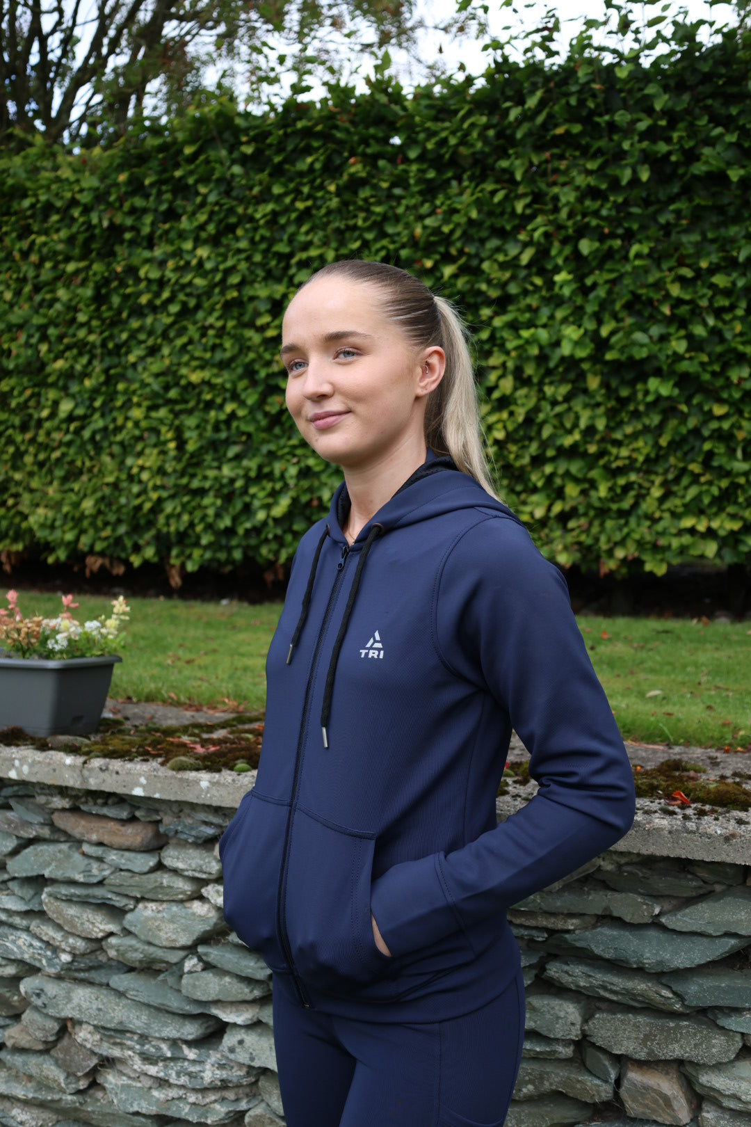 TRI Equestrian Child's Hoody Navy