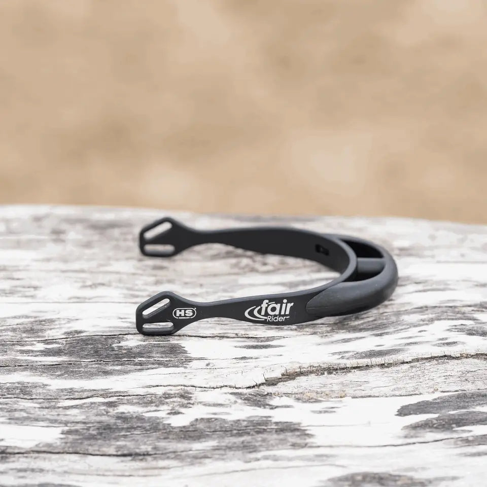 Sprenger Spurs FairRider Aluminium 20mm Rounded Neck Black