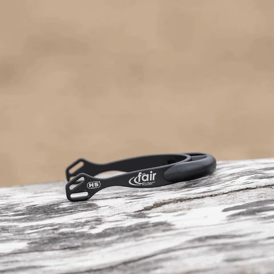 Sprenger Spurs FairRider Aluminium 20mm Rounded Neck Black