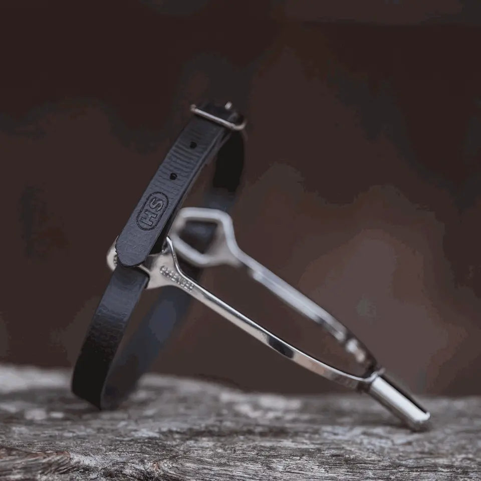 Sprenger HS Spur Straps Biothane Black 45cm