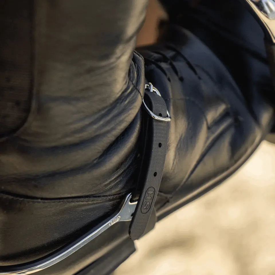 Sprenger HS Spur Straps Biothane Black 45cm