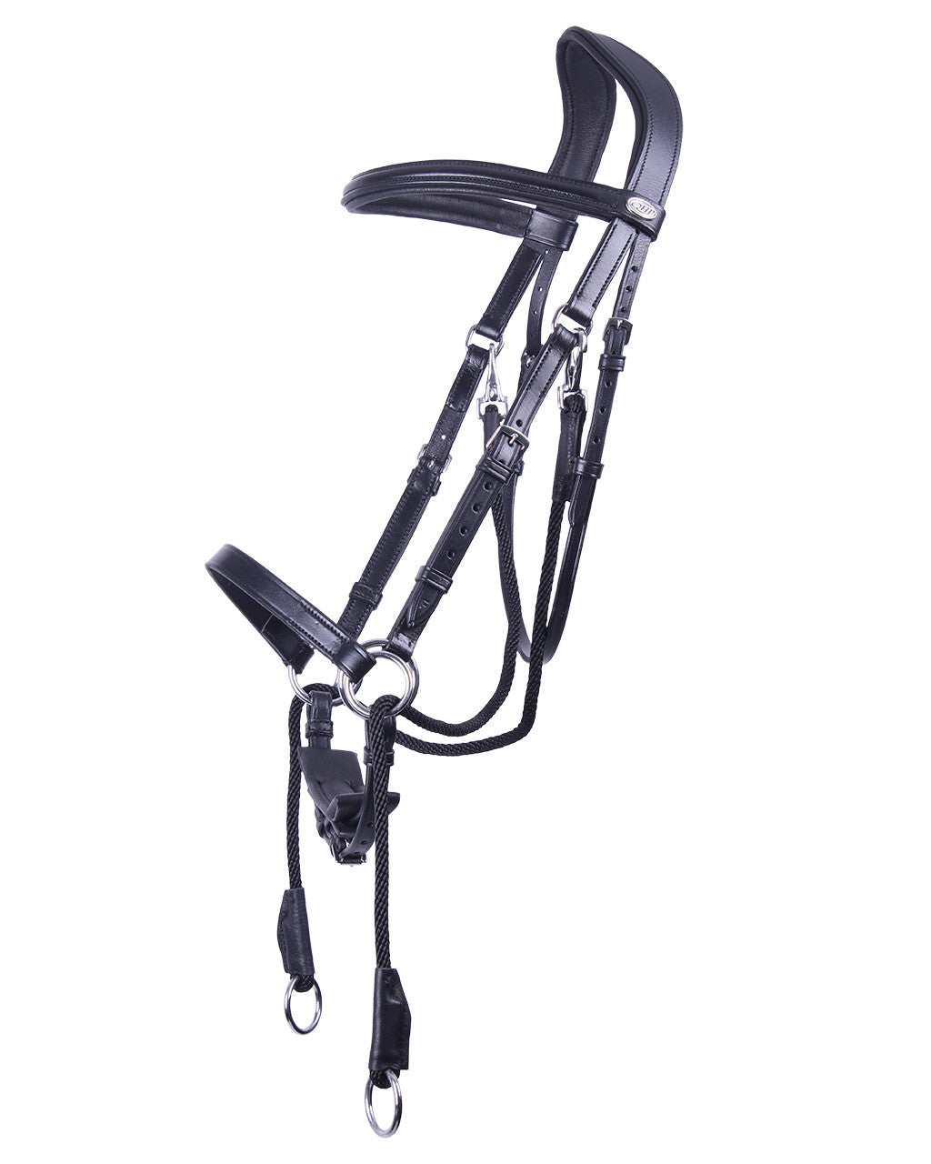QHP Bitless Bridle Ceto Black