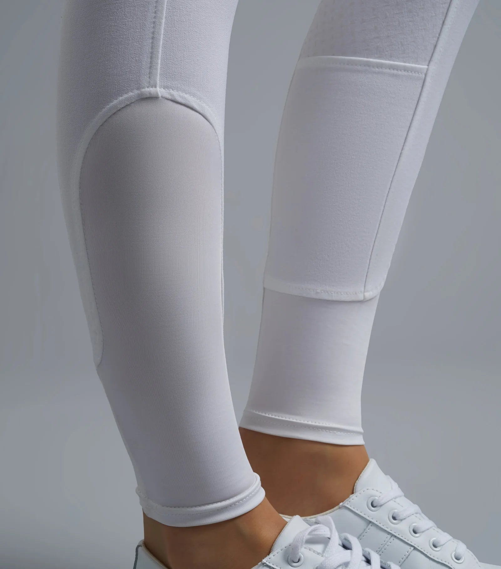 Delta Ladies Full Seat Gel Riding Breeches White