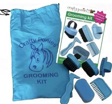 Crafty Ponies Grooming Kit Blue