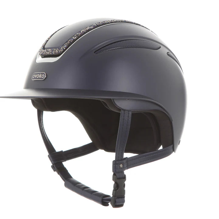 Evoke Callisto Wide Peak Navy/Navy Crystal Frame