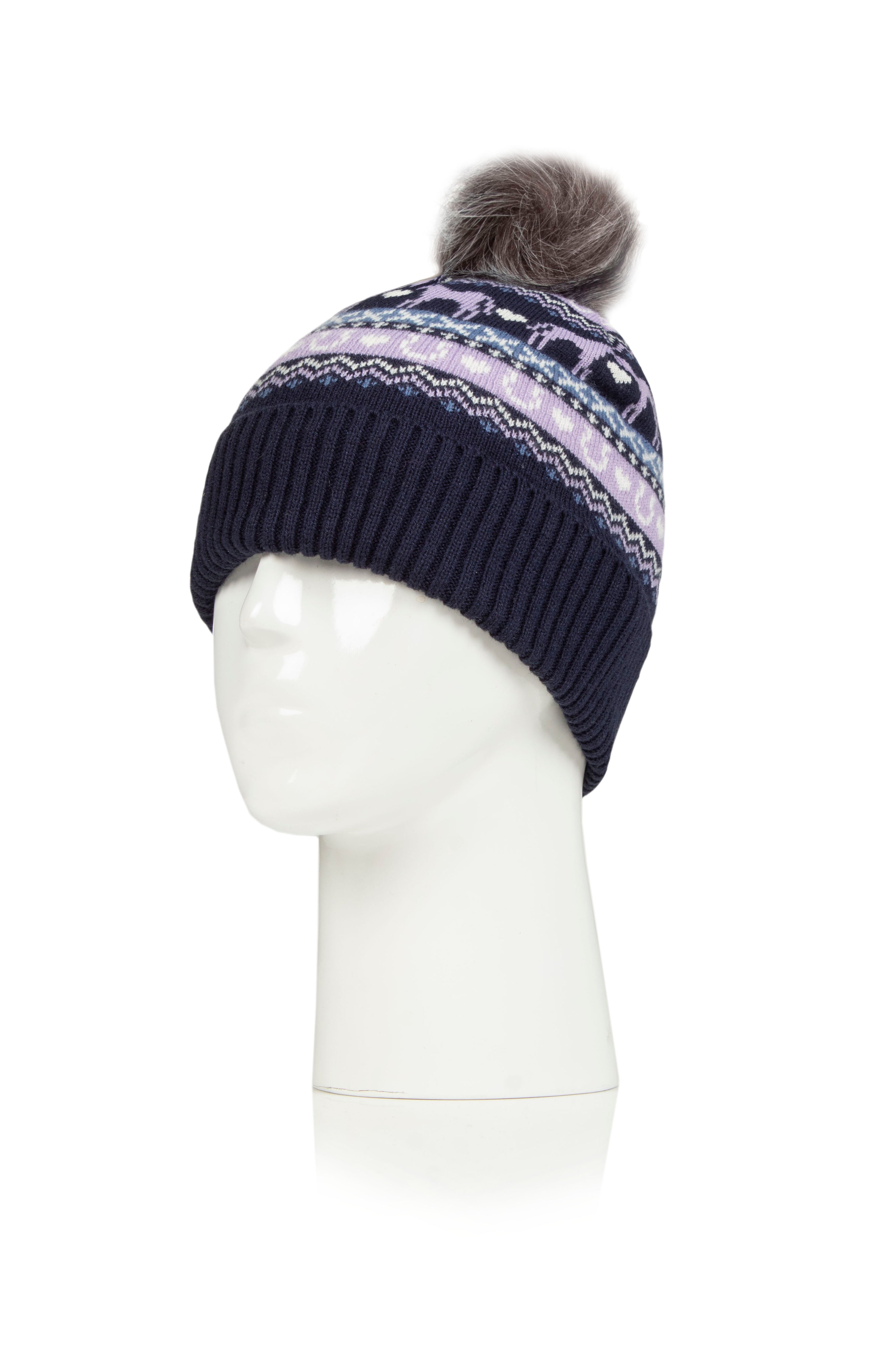 PA Malmo Adults Fairisle Pom Hat