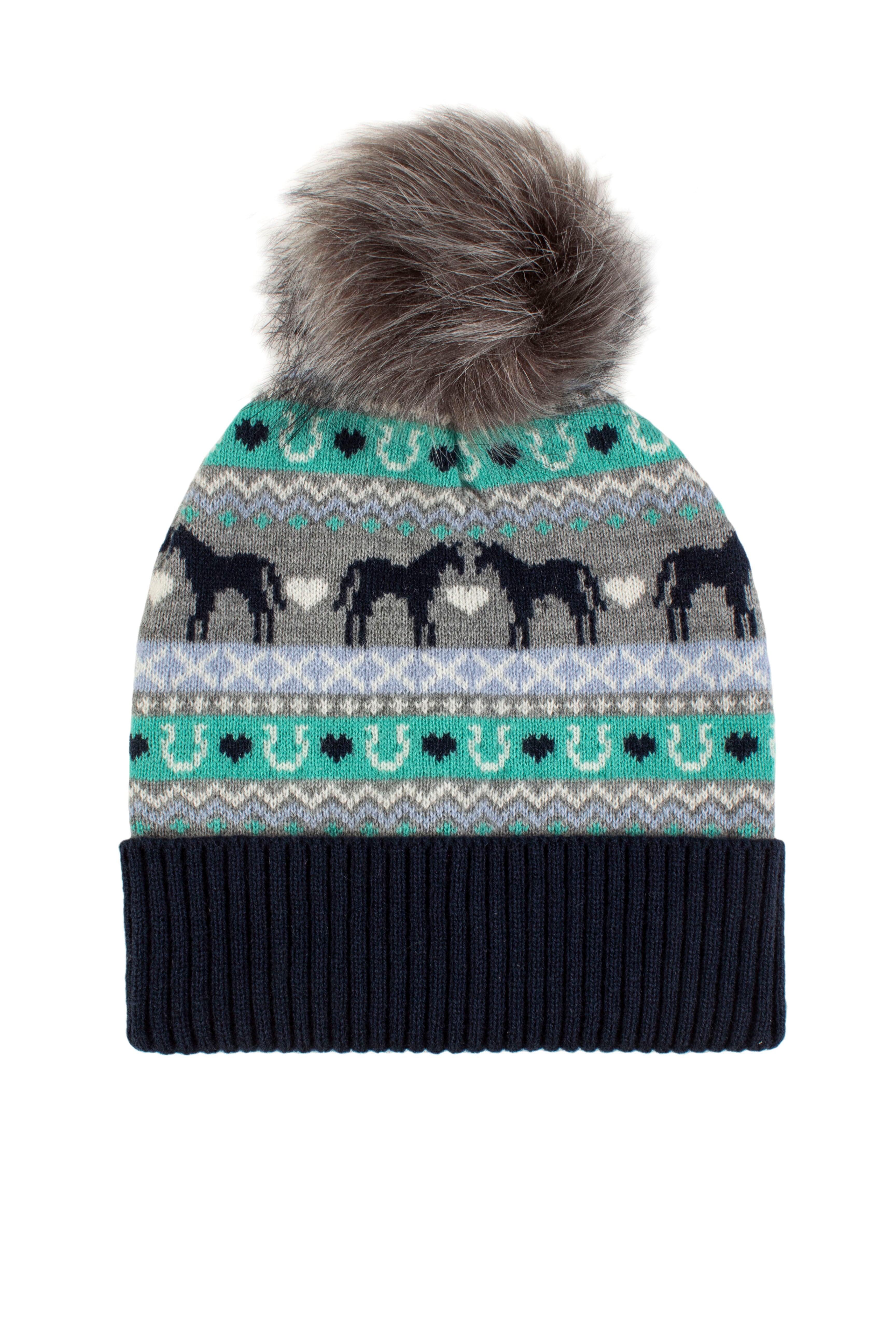 PA Malmo Adults Fairisle Pom Hat