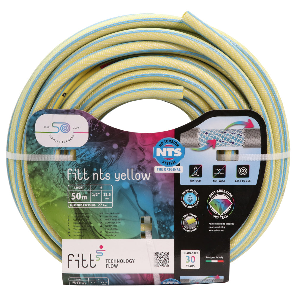 White + Hose 3/4" 25Mtr Coil Yellow