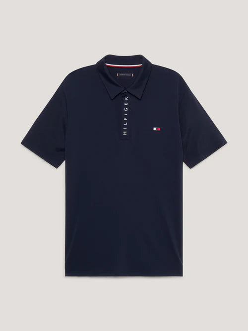 Mns Harlem Short Sleeve Logo Polo Shirt Desert Sky
