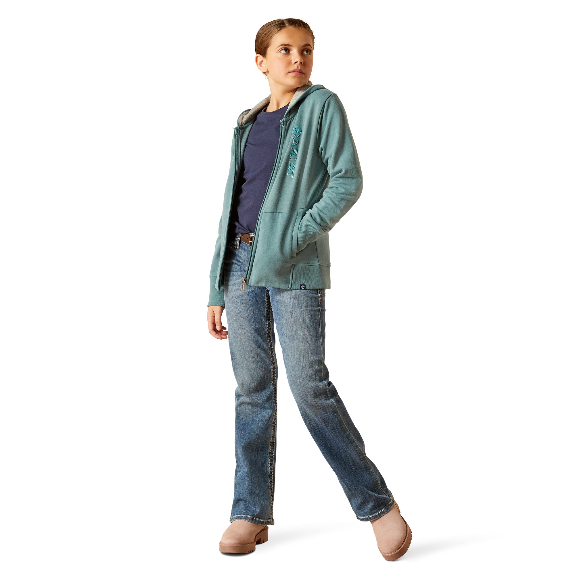 Ariat Yth Team Logo Hood