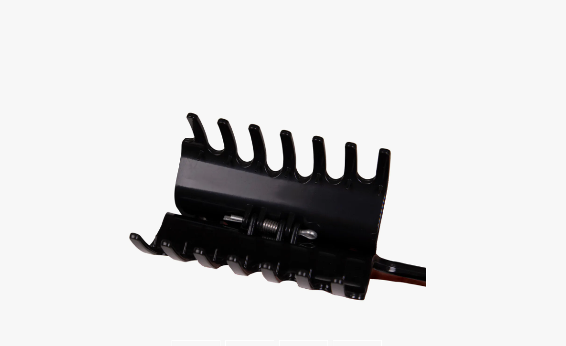 QHP Mane Comb With Clip Black