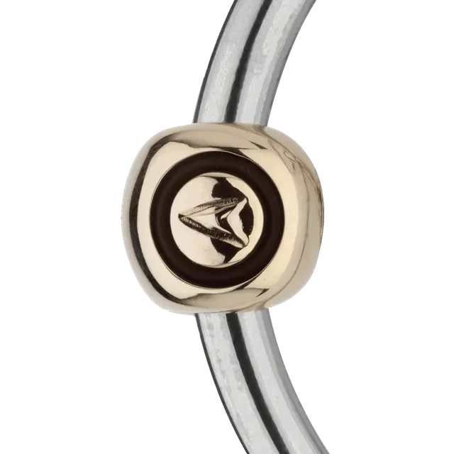 Sprenger Dynamic RS Eggbutt 14mm Double Jointed Sensogan with 65mm S/Steel D-Rings 11.5cm