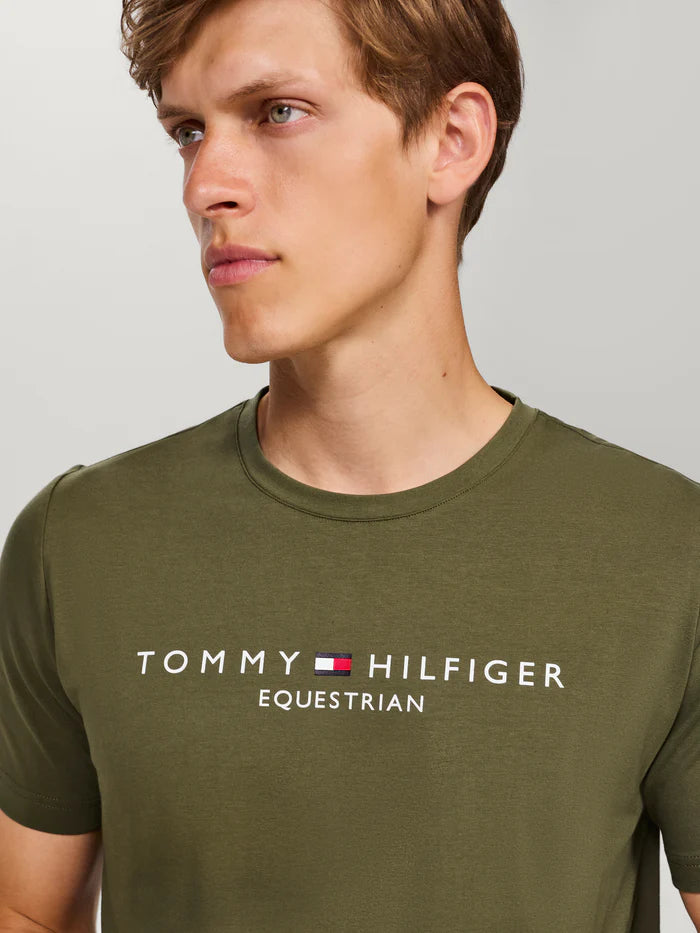 TH Mns Williamsburg Logo T-Shirt Short Sleeves Utility Olive