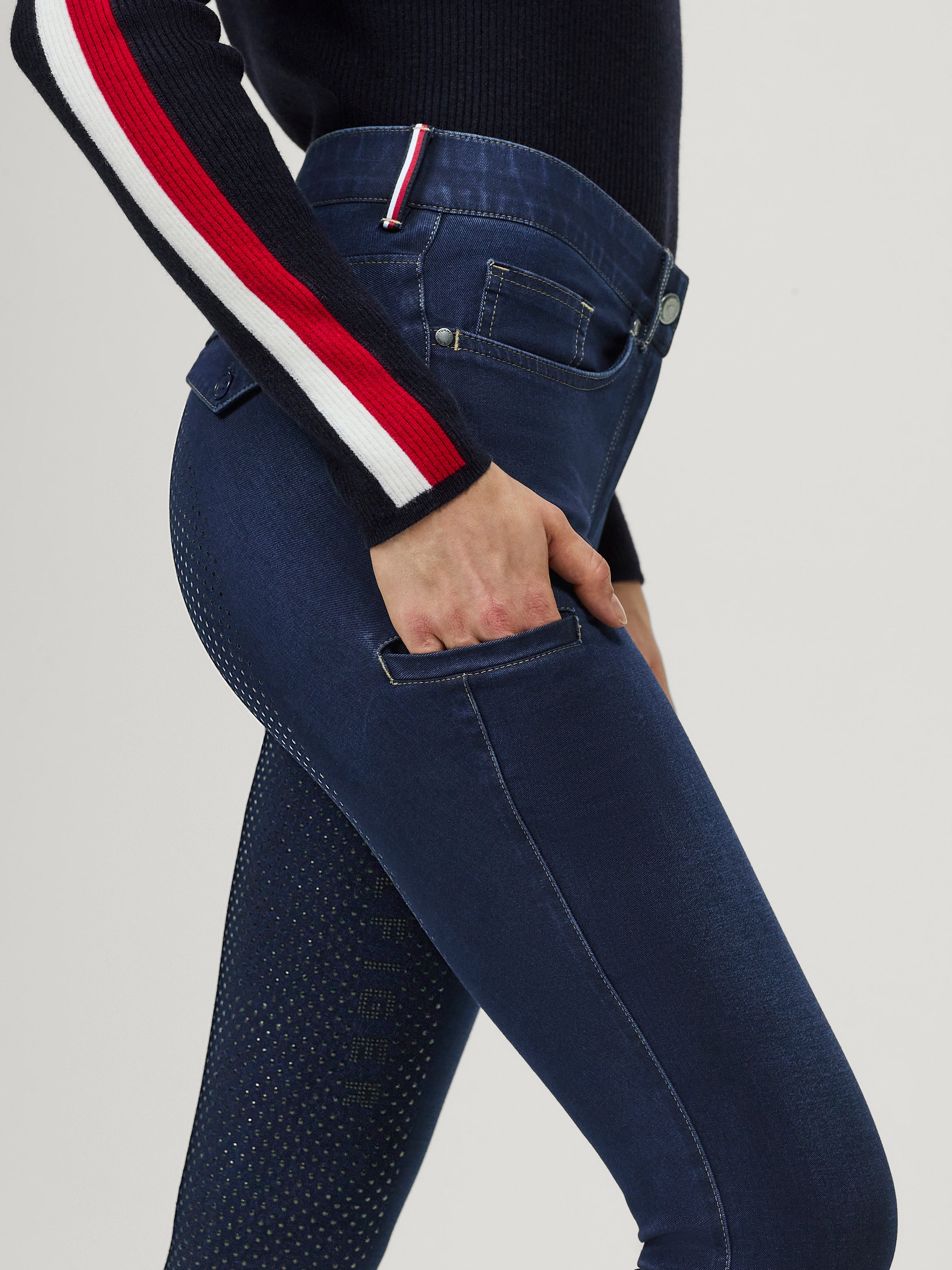 TH Wmn Hope Denim Breeches Rinse
