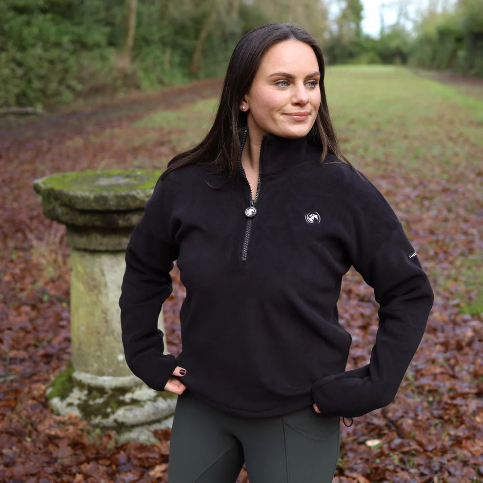 Sandstorm Wmn Everday Half Zip Fleece Black