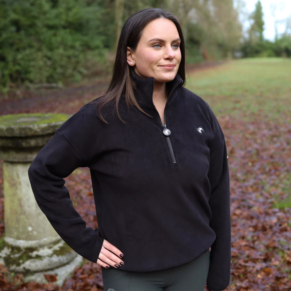 Sandstorm Wmn Everday Half Zip Fleece Black