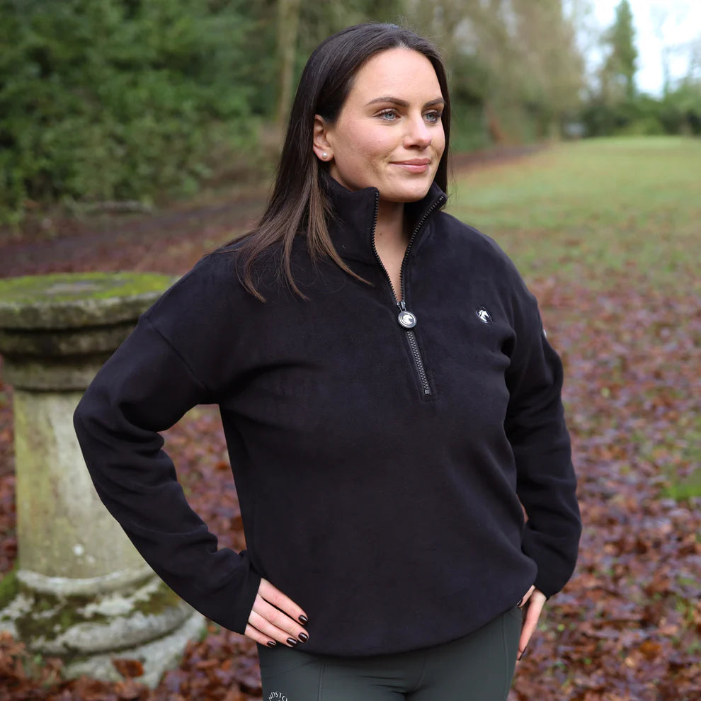 Sandstorm Wmn Everday Half Zip Fleece Black