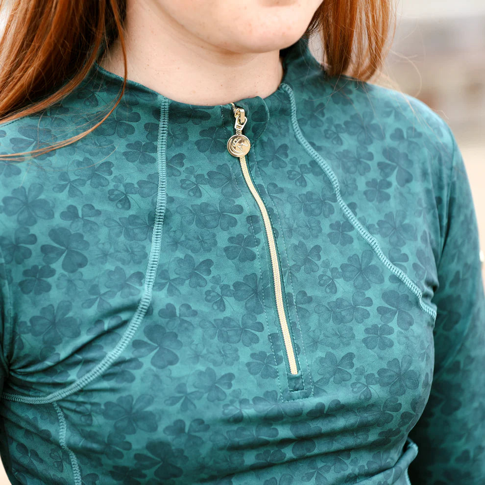 SE Wmn Performance Style Base Layer Vintage Rose Print