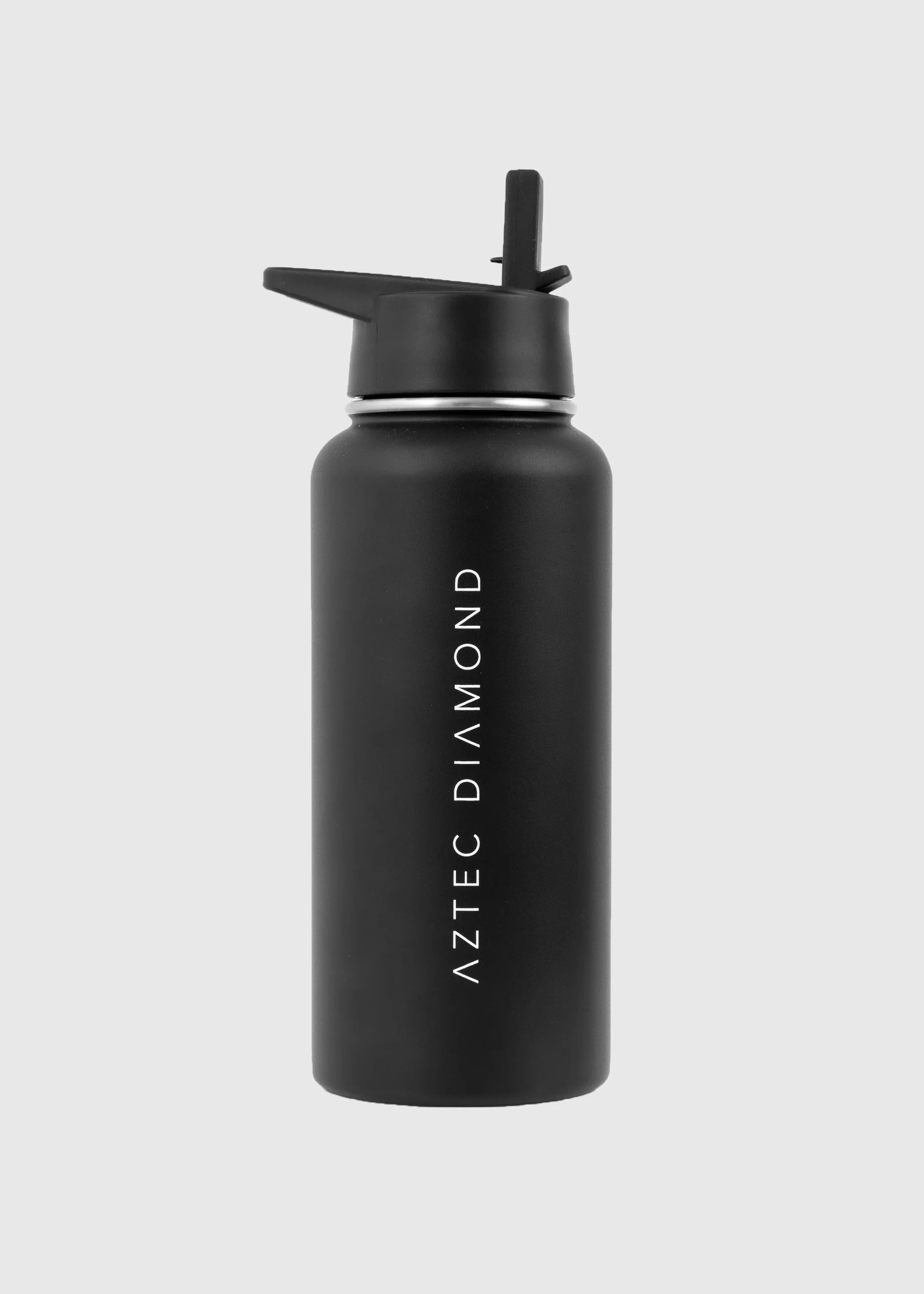 Aztec Diamond Black Thermal Water Bottle
