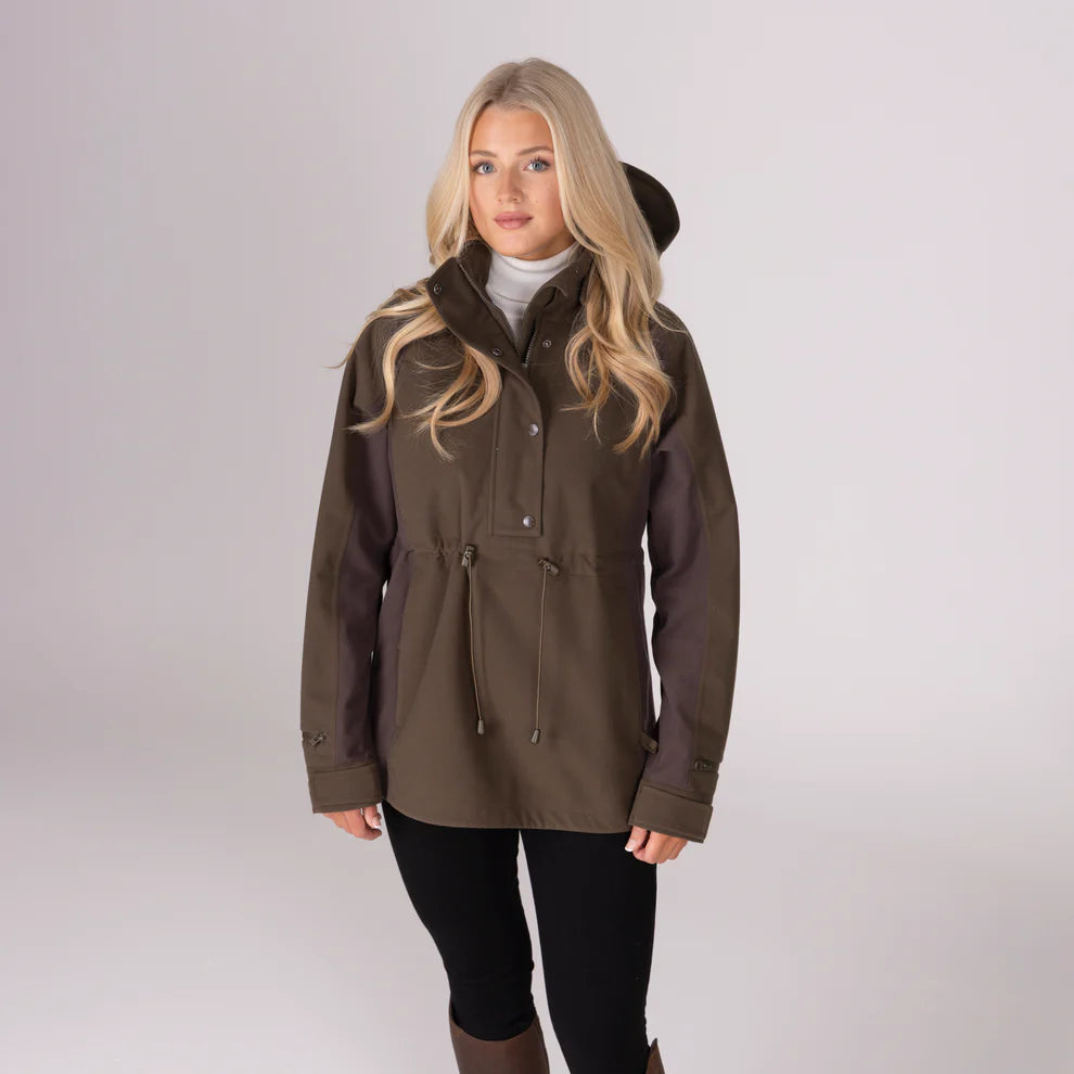 Aubrion Unisex Heritage Quarter Zip Jacket Dark Olive