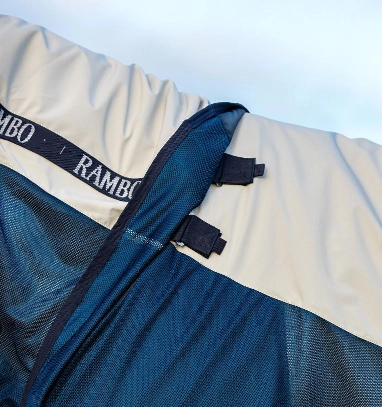 Rambo Summer Series Turnout Navy/Grey