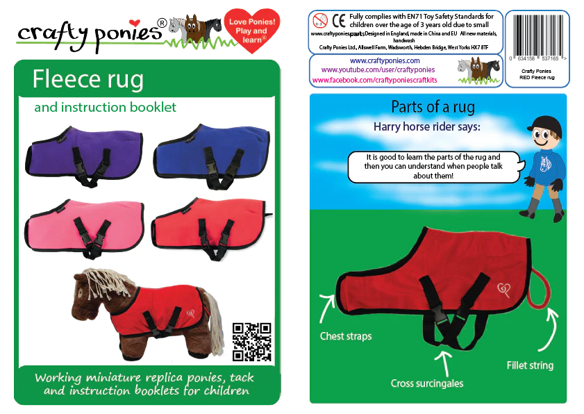 Crafty Ponies Fleece Rug