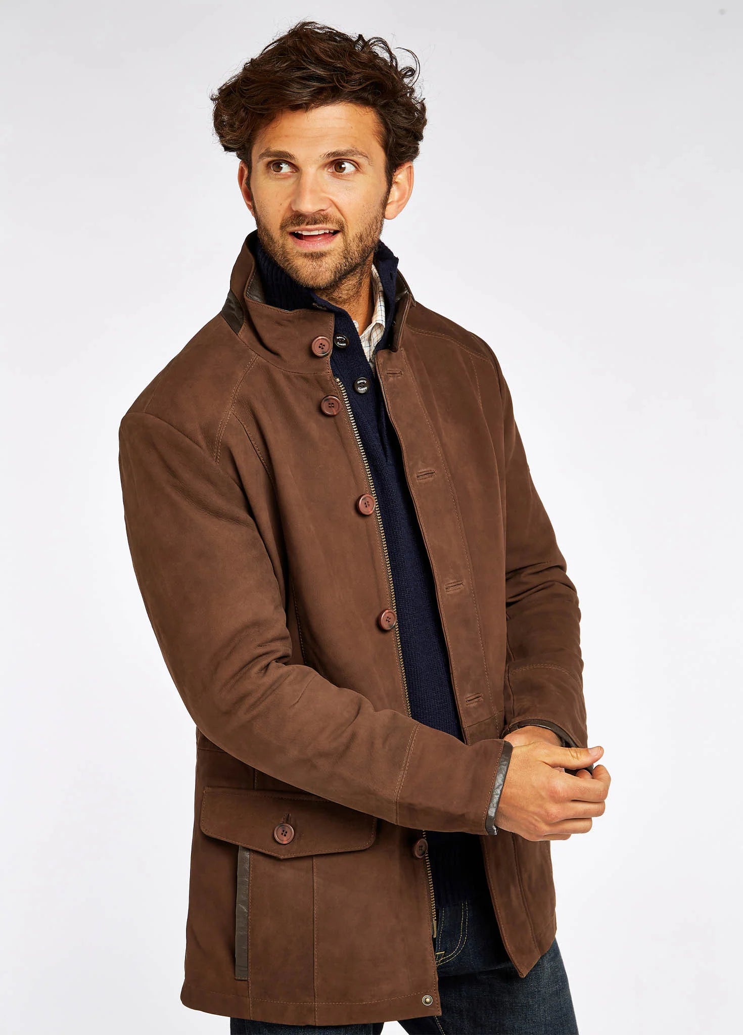Dubarry Mens Moore Jacket Walnut