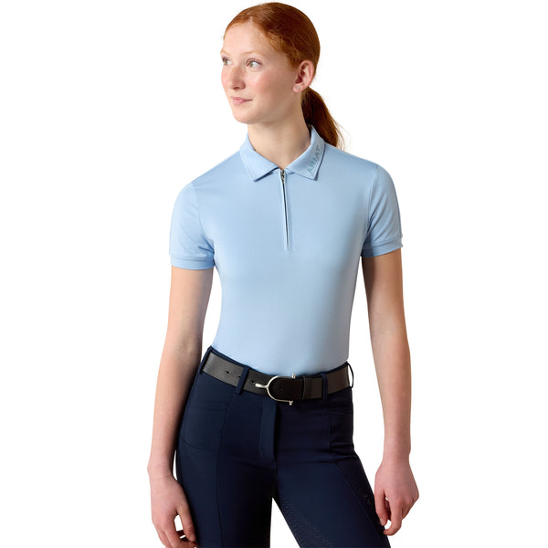 Ariat Yth Bandera 1/4 Zip SS Polo St. Tropez