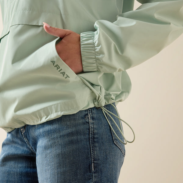 Ariat Wms Whisper Pullover Jacket Silt