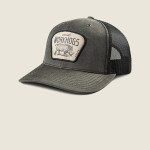 Ariat Mns Workhog Patch Cap Charcoal