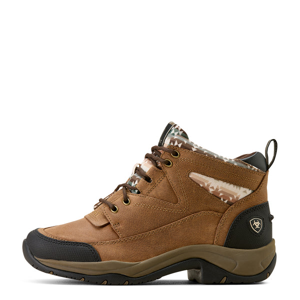 Ariat Wms Terrain Dark Tan/Natural Southwest Print