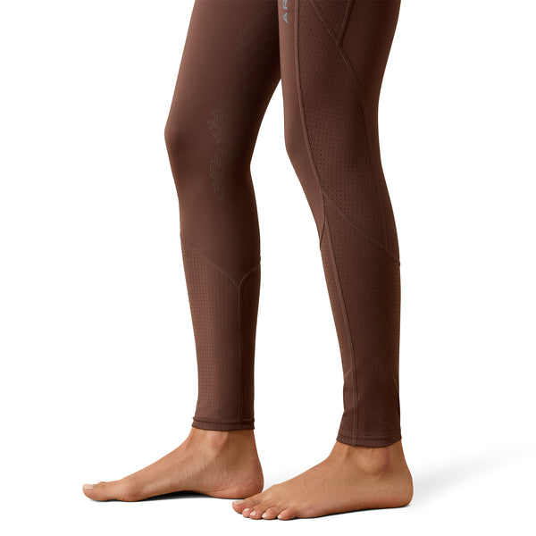 Ariat Wms Breathe EOS Half Grip Tights Pommel Brown
