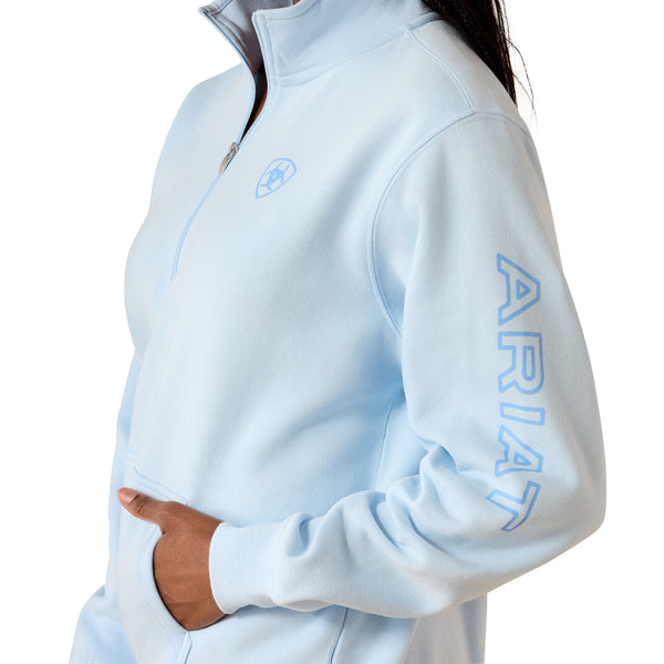 Ariat Wms Foundation Logo 1/2 Zip Sweatshirt