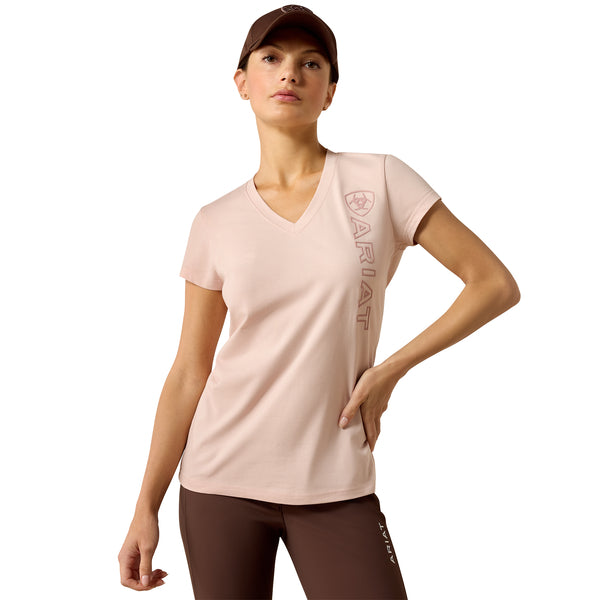 Ariat Womens Vertical Logo SS T-Shirt