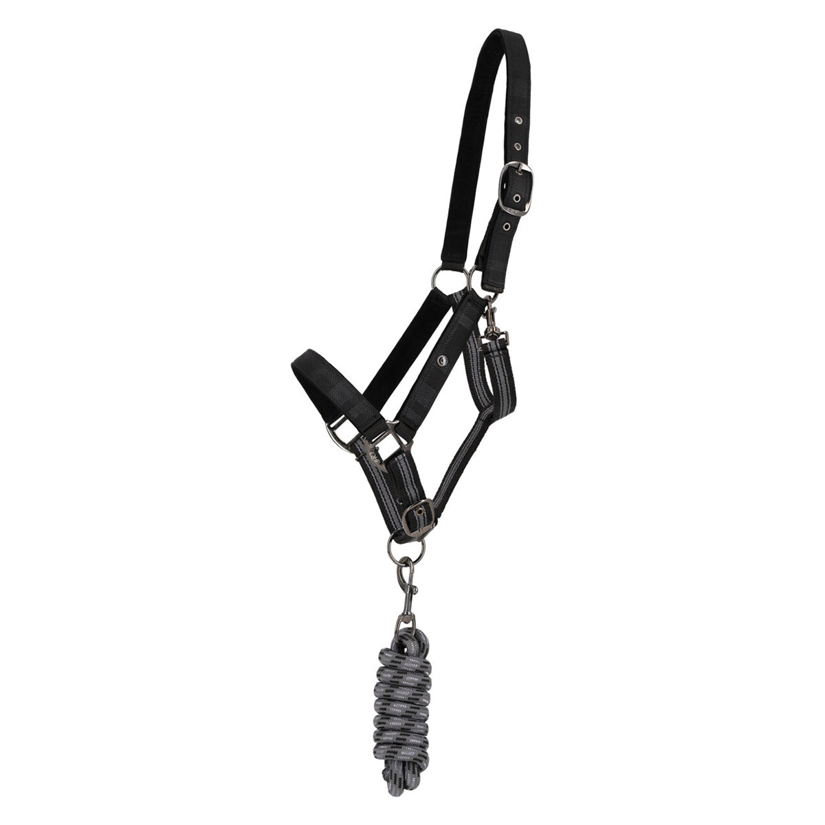 QHP Head Collar Set Sensisoft Grey