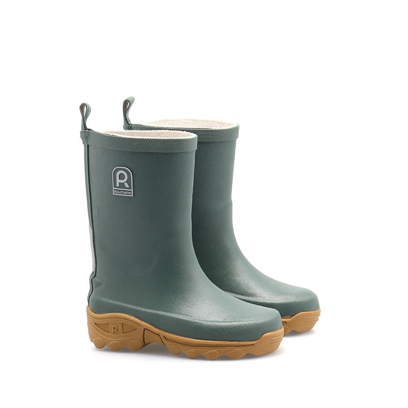 Rouchette Kids Botte Clean Wellies Green