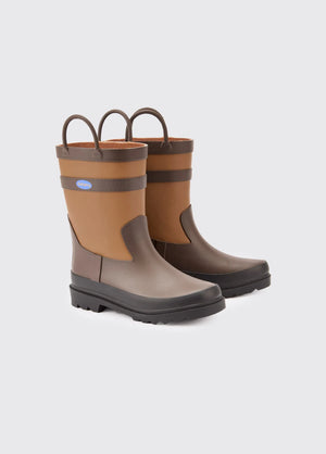 Dubarry Kids Splash Classic Waterproof Boots Walnut