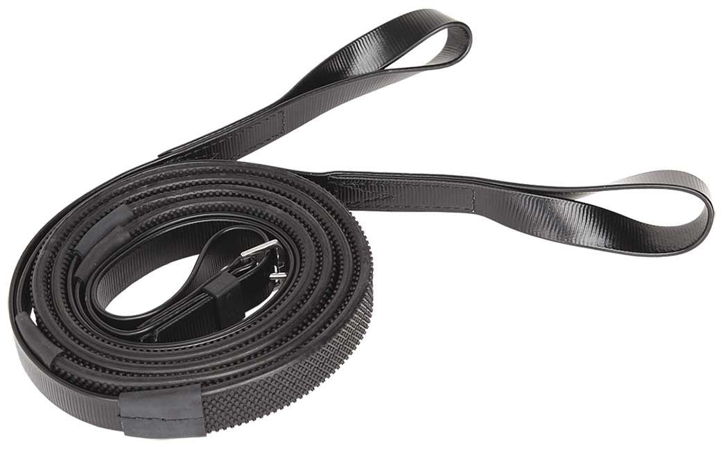 Zilco Synthetic Loop Rein Black/Black