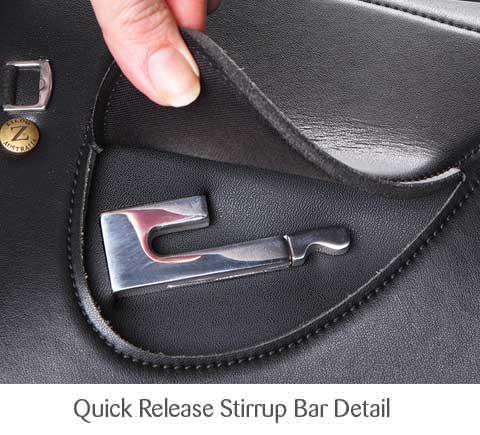 Zilco Half Tree Exercise Saddle Black