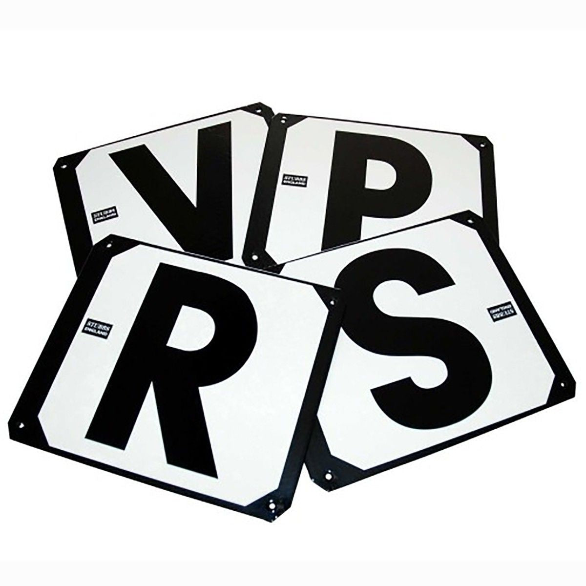 Letters on plates( RSVP)