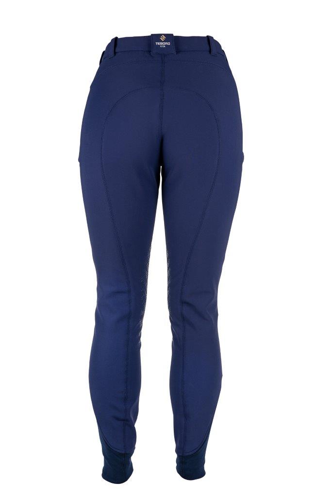 Tesoro Vita Oblia Waterproof Knee Patch Breeches - Navy
