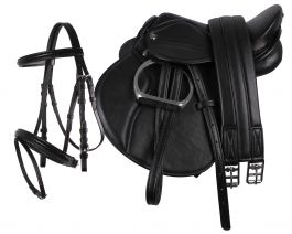 QHP Complete saddle set - Black
