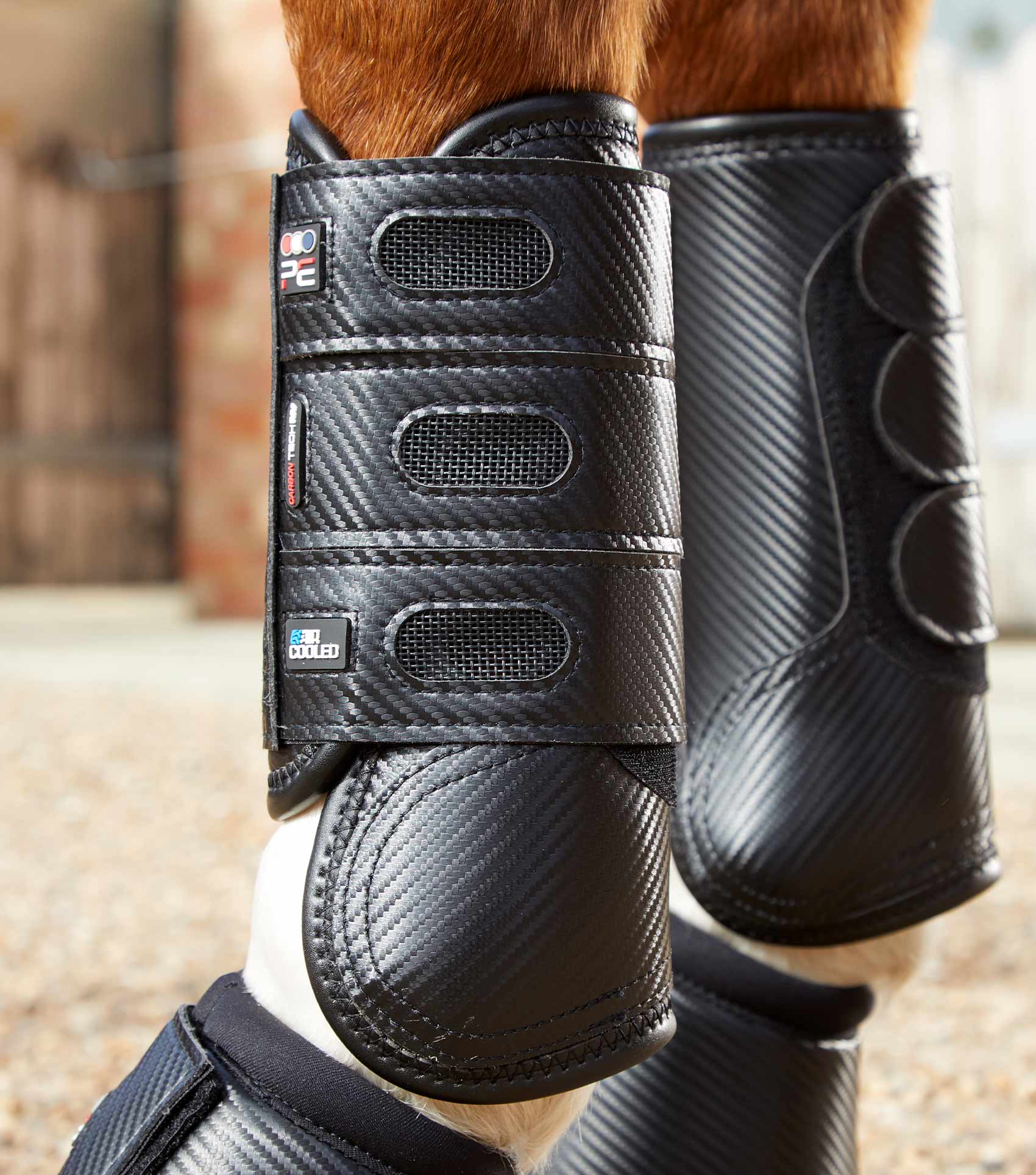 Carbon Tech Air Cooled Eventing Boots - Front