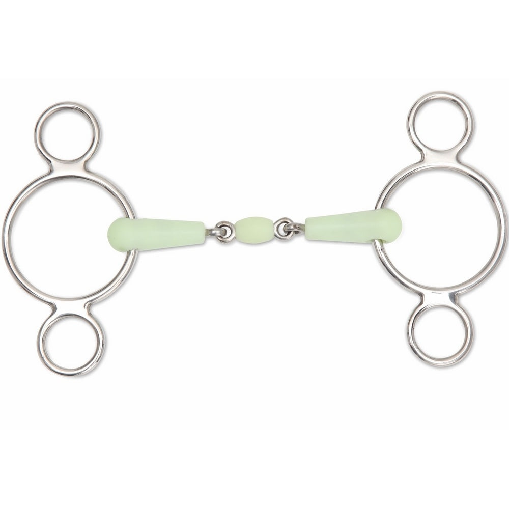 Shires Equikind Peanut Two Ring Gag