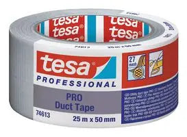 Tesa Pro Waterproof Silver Duct Tape  74613