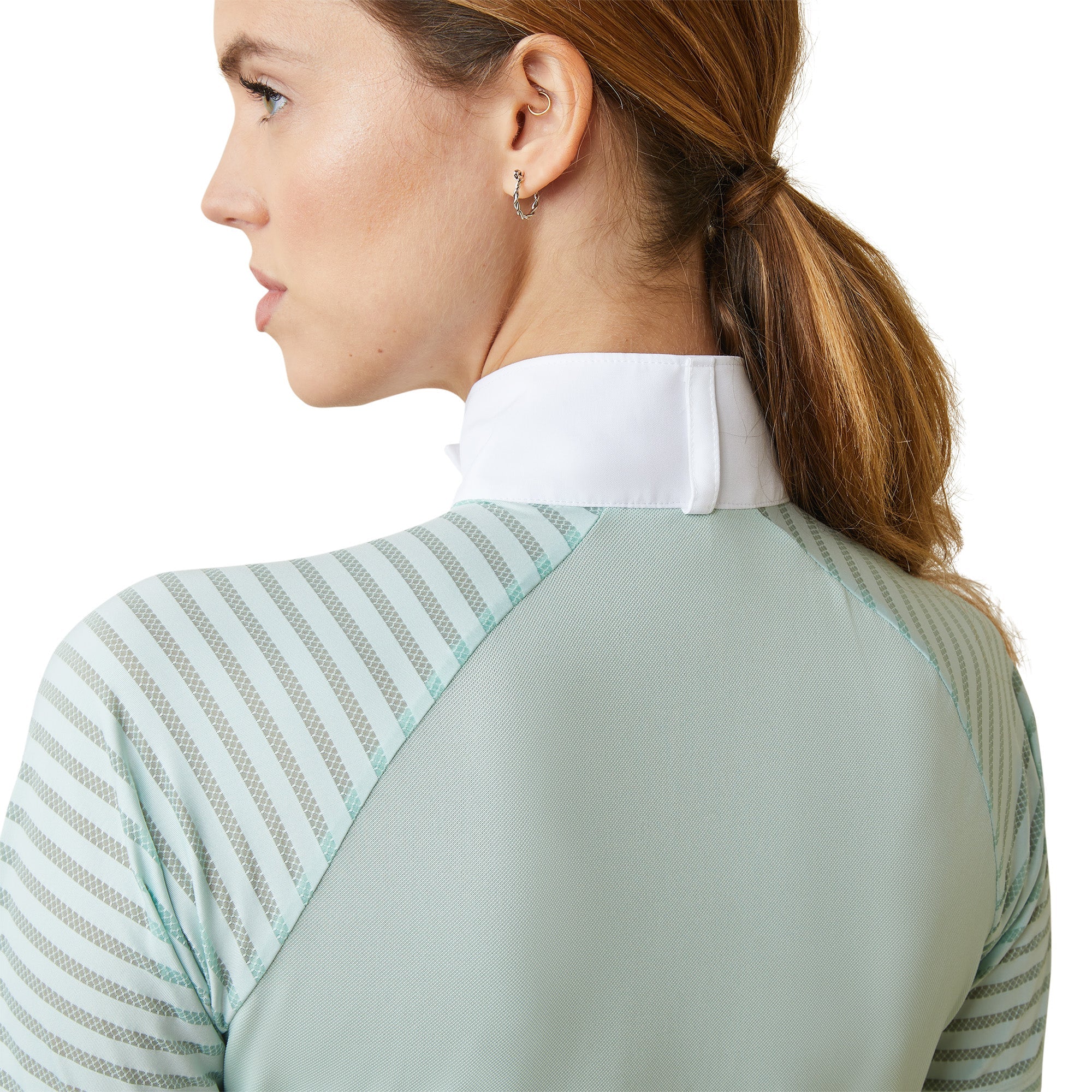 Womens Aptos Vent Show Shirt Aqua Foam