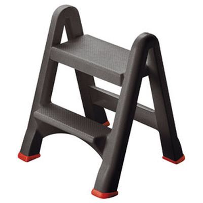 Curver 2 Tier Foldable Stepstool - Grey
