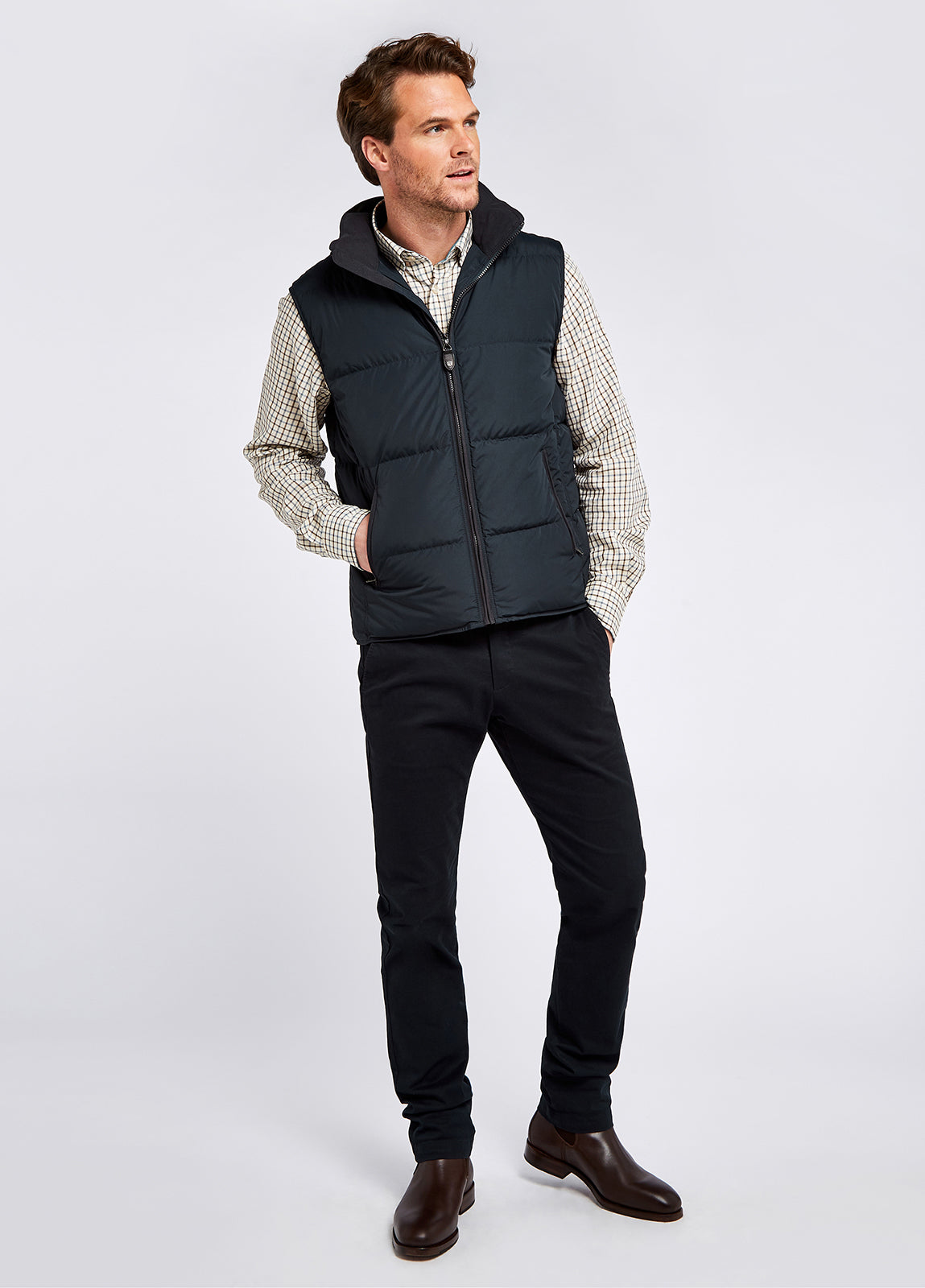 Dubarry Graystown Down Gilet Navy